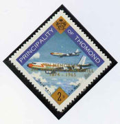 Thomond 1965 Jet Liner 2s (Diamond shaped) with 'Sir Winston Churchill - In Memorium' overprint in gold* unmounted mint