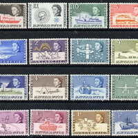 British Antarctic Territory 1963-69 First definitive set complete - 16 values including both £1 values, unmounted mint SG 1-15a