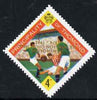 Thomond 1965 Football 4d (Diamond shaped) with 'Sir Winston Churchill - In Memorium' overprint in gold with opt inverted unmounted mint*