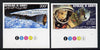 Djibouti 1986 Space Anniversary imperf set of 2 from limited printing (as SG 992-3) unmounted mint