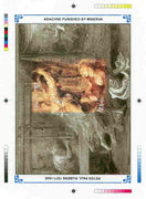 Bhutan 1991 Death Anniversary of Peter Paul Rubens Intermediate stage computer-generated artwork for 25nu m/sheet (Arachne Punished by Minerva), magnificent item ex Government archives (198 x 135 mm) as Sc 994