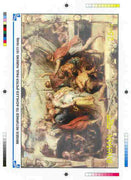 Bhutan 1991 Death Anniversary of Peter Paul Rubens Intermediate stage computer-generated artwork for 25nu m/sheet (Briseis Returned to Achilles), magnificent item ex Government archives (198 x 135 mm) as Sc 996