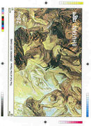 Bhutan 1991 Death Anniversary of Peter Paul Rubens Intermediate stage computer-generated artwork for 25nu m/sheet (The Fall of the Titans), magnificent item ex Government archives (198 x 135 mm) as Sc 1003