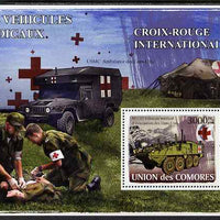 Comoro Islands 2009 Medical Transport perf s/sheet unmounted mint, Michel BL437