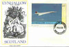 Eynhallow 1982 Concorde imperf deluxe sheet (£2 value) on cover with first day cancel