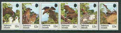 Solomon Islands 1982 Sanford's Sea Eagle set of 6 unmounted mint, SG 461-66