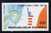 Mali 1986 Statue of Liberty 600f imperf from limited printing unmounted mint (as SG 1092)