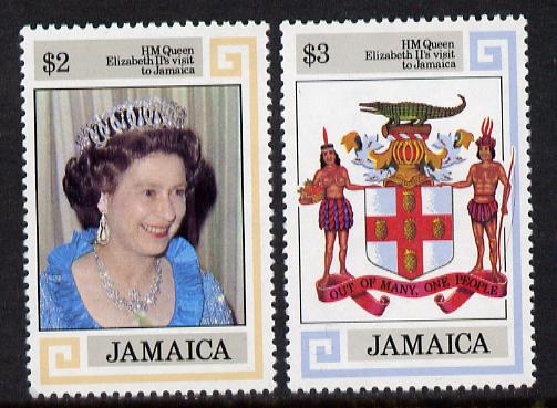 Jamaica 1983 Royal Visit set of 2 unmounted mint, SG 573-74