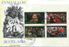 Eynhallow 1986 Queen's 60th Birthday perf set of 4 (10p, 12p, 18p & 35p) opt'd AMERIPEX '86 in black on cover with first day cancel