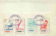 Stroma 1964 Europa (Birds) perf set of 4 on reverse of cover to London which bears the normal 3d UK inland rate. Note: I have several of these covers so the one you receive may be slightly different to the one illustrated