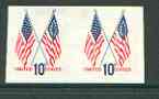 United States 1973 Flags of177 & 1973 unmounted mint imperf pair, SG 1518a