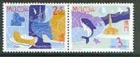 Macao 1998 International Year of the Ocean se-tenant set of 2 unmounted mint, SG 1048-49 (sheets containing 4 sets pro rata)