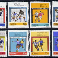 Poland 1966 Football set of 8 unmounted mint SG 1649-56
