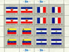 United Nations (NY) 1980 Flags of Member Nations #1 sheetlet of 16 containing flags of El Salvador, France, Venezuela & Yugoslavia each in blocks of 4 unmounted mint, SG 345a