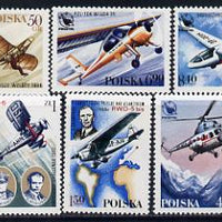 Poland 1978 Aviation History set of 6 unmounted mint (SG 2538-43)*