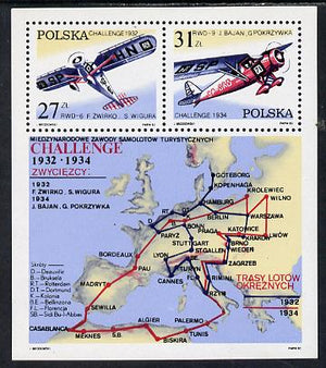 Poland 1982 Aircraft Challenge Competition m/sheet unmounted mint SG MS 2810