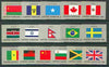 United Nations (NY) 1983 Flags of Member Nations #4 complete set of 16 unmounted mint, SG 408-23