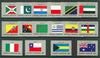 United Nations (NY) 1984 Flags of Member Nations #5 complete set of 16 unmounted mint, SG 434-49