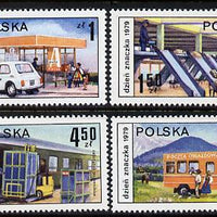 Poland 1979 Stamp Day set of 4 unmounted mint (SG 2638-41)*