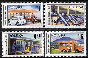 Poland 1979 Stamp Day set of 4 unmounted mint (SG 2638-41)*