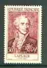France 1955 National Relief Fund - Laplace (Astronomer & Mathematician) unmounted mint, SG 1257*