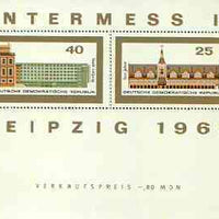 Germany - East 1965 Leipzig Philatelic Exhibition set of 2 m/sheets unmounted mint, SG MS E851