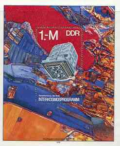 Germany - East 1978 'Interkosmos' Space Programme m/sheet unmounted mint SG MS E2028