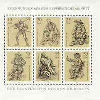 Germany - East 1978 Drawings from State Museum m/sheet unmounted mint, SG MS E2062