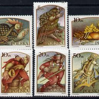Poland 1986 Folk Tales set of 6 unmounted mint, SG 3066-71*