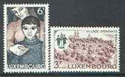 Luxembourg 1968 SOS Children's Village set of 2 unmounted mint SG 825-26*