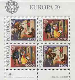 Portugal 1979 Europa perf m/sheet unmounted mint SG MS 1753