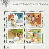 Portugal 1979 International Year of the Child perf m/sheet unmounted mint SG MS 1758