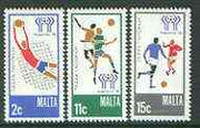 Malta 1978 Football World Cup set of 3 unmounted mint, SG 601-603*