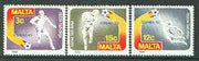 Malta 1982 Football World Cup set of 3 unmounted mint, SG 694-96