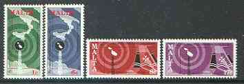 Malta 1977 World Telecommunications Day set of 4 unmounted mint, SG 580-83*