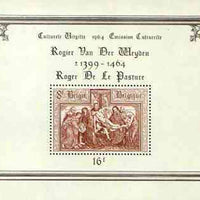 Belgium 1964 Cultural Fund perf m/sheet unmounted mint, SG MS 1904