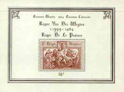Belgium 1964 Cultural Fund perf m/sheet unmounted mint, SG MS 1904