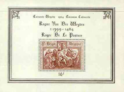 Belgium 1964 Cultural Fund perf m/sheet unmounted mint, SG MS 1904