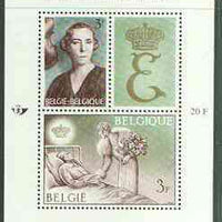 Belgium 1966 Queen Elizabeth perf m/sheet #2 unmounted mint, SG MS 1963