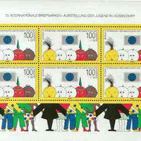 Germany - West 1990 Youth Philatelic Exhibition perf m/sheet unmounted mint, SG MS 2321