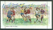 Sweden 1988 Swedish Football booklet pane unmounted mint SG 1414a