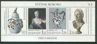 Sweden 1979 Swedish Rococo perf m/sheet unmounted mint SG MS 1015