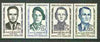 France 1958 Heroes of the Resistance (2nd issue) set of 4 unmounted mint, SG 1381-84