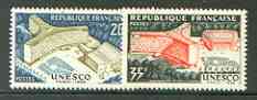 France 1958 UNESCO set of 2 unmounted mint, SG 1400-01*