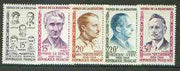 France 1959 Heroes of the Resistance (3rd issue) set of 5 unmounted mint, SG 1418-22*