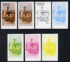 Staffa 1977 Sailor's' Uniforms 25p (Blake’s Men 1650) set of 7 imperf progressive colour proofs comprising the 4 individual colours plus 2, 3 and all 4-colour composites unmounted mint