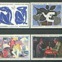 France 1961 Modern French Art set of 4 unmounted mint, SG 1551-54