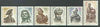 Germany - West Berlin 1967 Berlin Art Treasures set of 6 unmounted mint, SG B297-302*