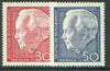 Germany - West Berlin 1967 Re-election of President Libke set of 2 unmounted mint, SG B308-9*