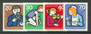Germany - West Berlin 1974 Youth Welfare (Activities) set of 4 unmounted mint SG B452-55*